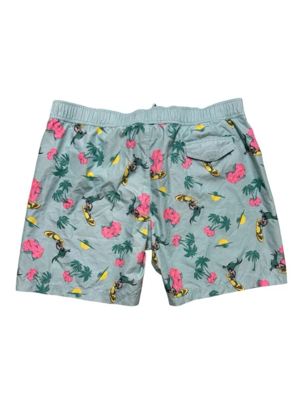 Batman Surf Swim Trunks XXL Tropical Hawaiian Board Shorts DC Comics